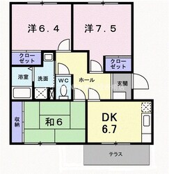 パールフィールドの物件間取画像